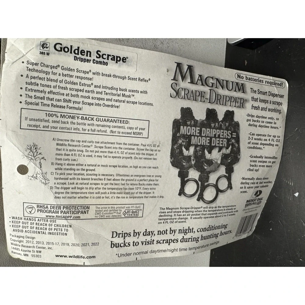 Magnum‎ Scrape-Dripper & Golden Scrape 4 oz